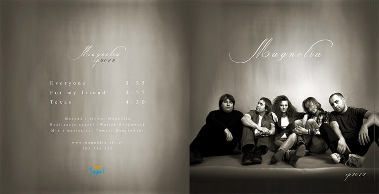Projekt Okładki Płyty Magnolia